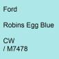 Preview: Ford, Robins Egg Blue, CW / M7478.